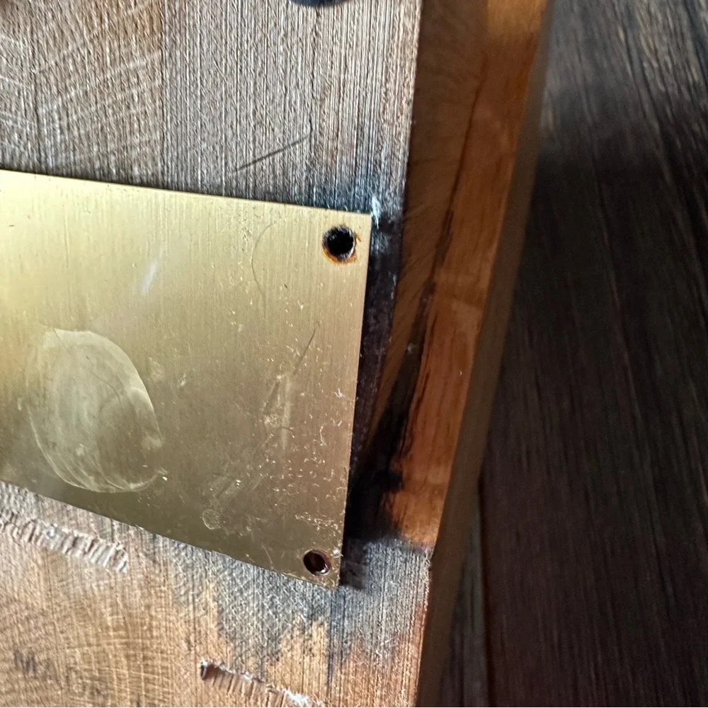 CUTCO oak knife block 5 steak slots scissor hole and 4 butcher knife